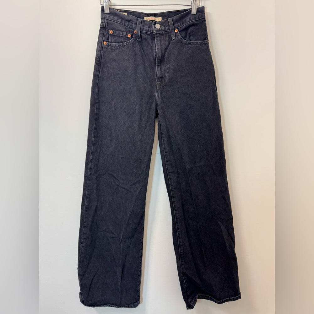 Levi's Ribcage Wide Leg Jeans - Picture 5 of 10